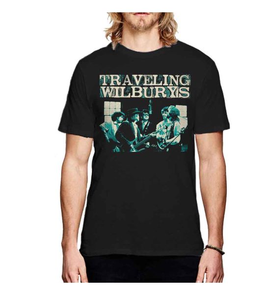 The Traveling Wilburys: Performing - Black T-Shirt