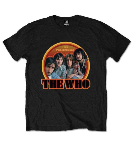 The Who: 1969 Pinball Wizard - Black T-Shirt