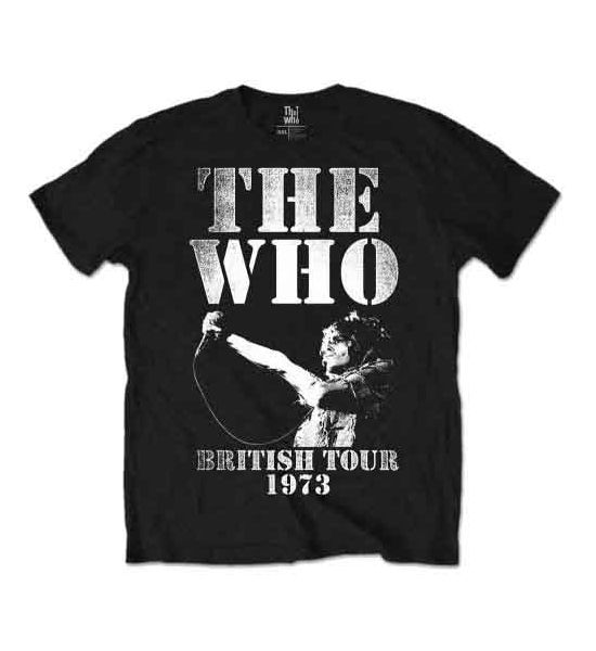 The Who: British Tour 1973 - Black T-Shirt