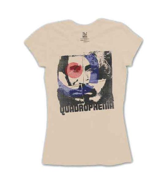 The Who: Four Square - Ladies Cream T-Shirt