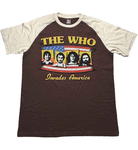 The Who: Invades America - Brown & Natural T-Shirt