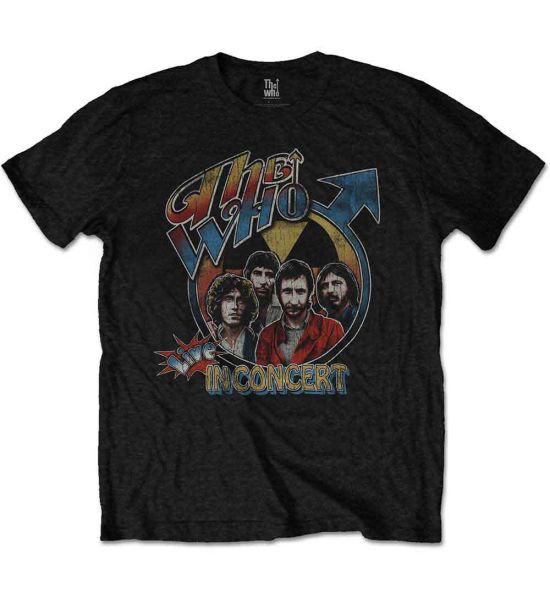 The Who: Live in Concert - Black T-Shirt