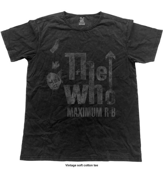 The Who: Max R&B - Vintage Black T-Shirt