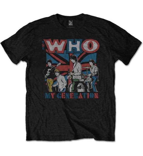 The Who: My Generation Sketch - Black T-Shirt