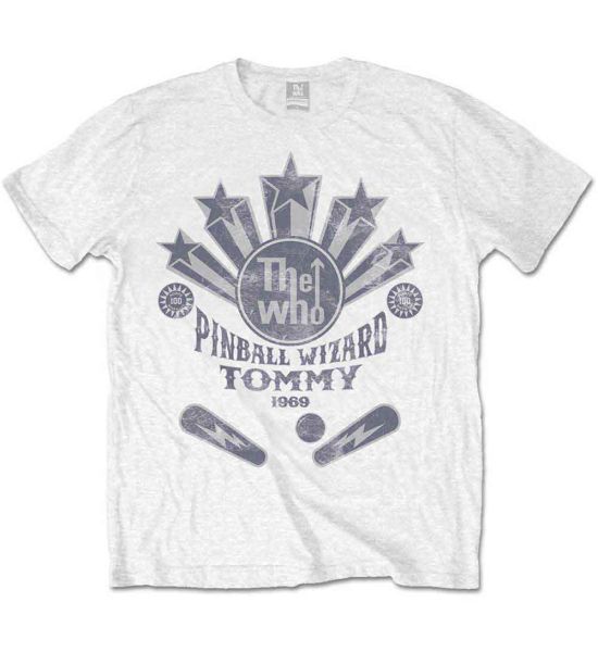 The Who: Pinball Wizard Flippers - White T-Shirt