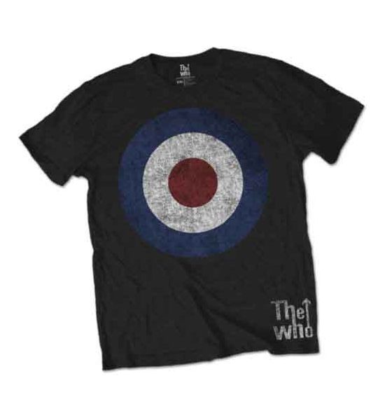 The Who: Target Distressed - Black T-Shirt