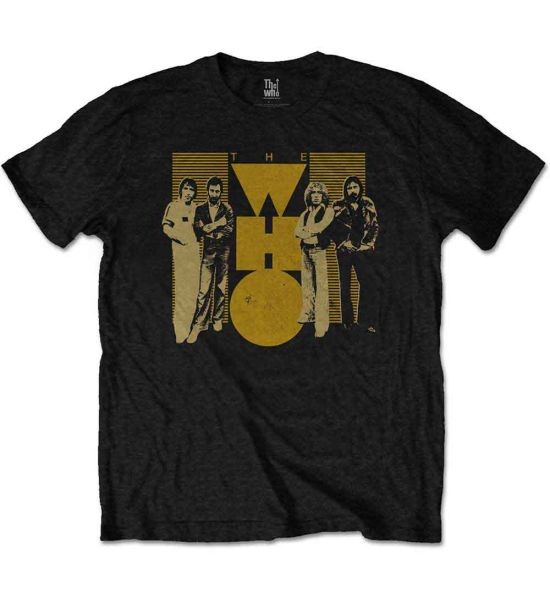 The Who: Yellow - Black T-Shirt