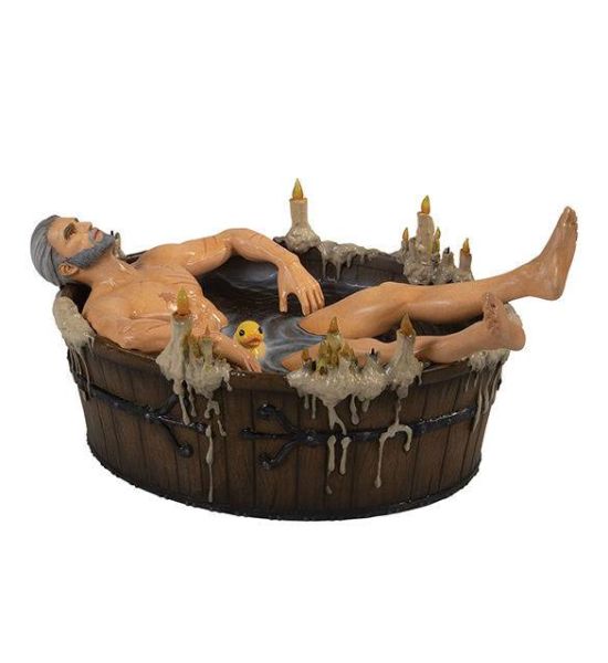 The Witcher 3 Wild Hunt: Geralt in the Bath Statue (9cm) Preorder