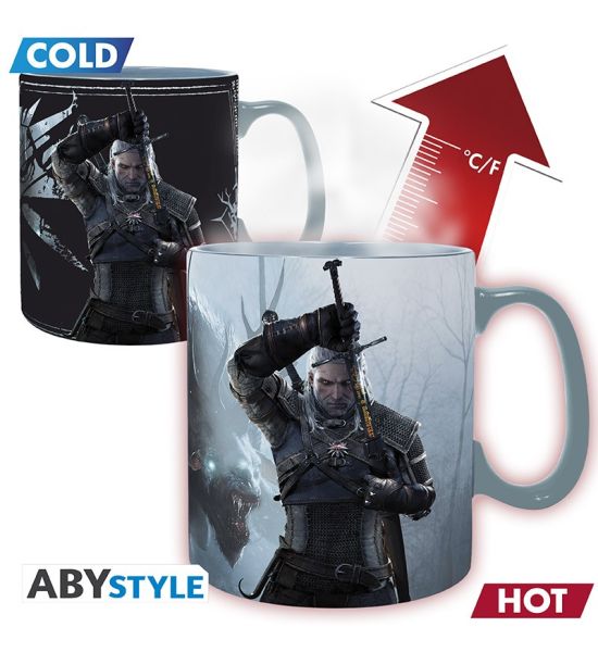 The Witcher: Geralt & Ciri Heat Change Mug Preorder