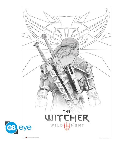 The Witcher: Geralt Sketch Poster (91.5x61cm) Preorder