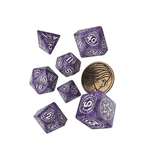 The Witcher: Yennefer Lilac and Gooseberries Dice Set (7) Preorder