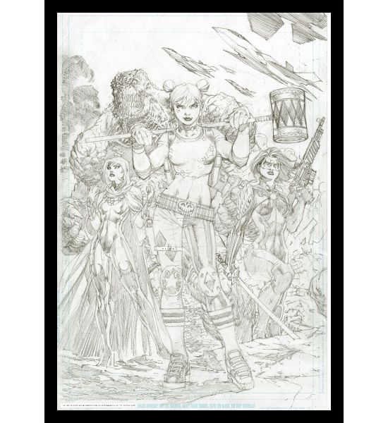 Harley Quinn: Comic Book Art Print Preorder