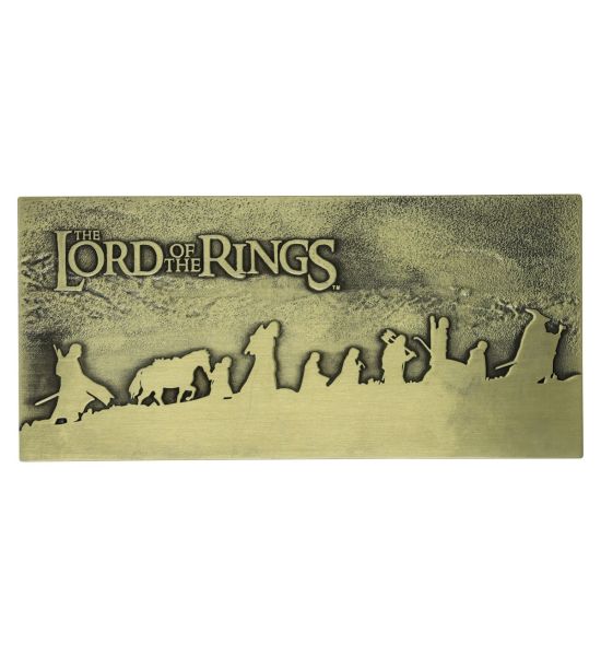 Lord Of The Rings: The Fellowship Limited Edition Plaque Preorder