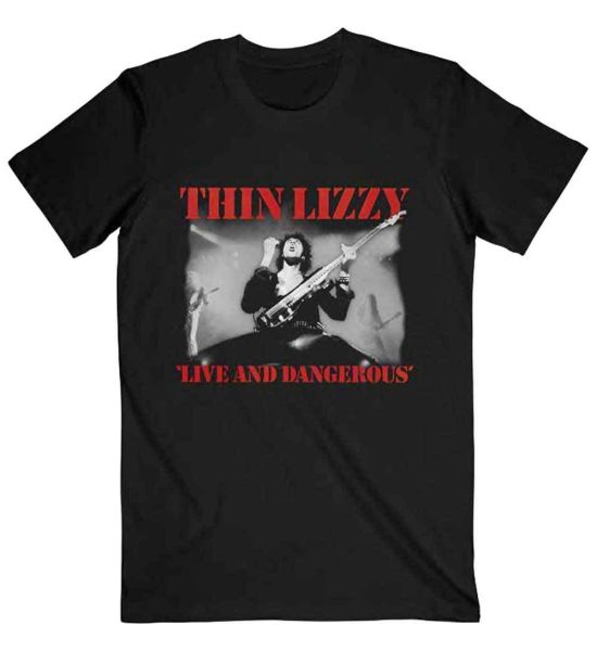 Thin Lizzy: Live & Dangerous - Black T-Shirt