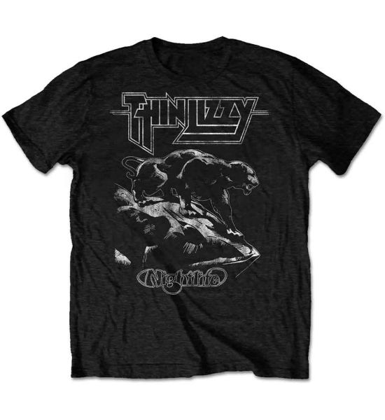 Thin Lizzy: Nightlife - Black T-Shirt