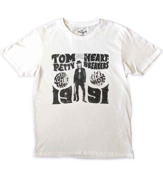 Tom Petty & The Heartbreakers: Great Wide Open Tour - White T-Shirt