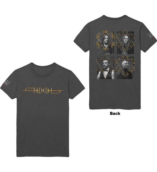 Tool: Full Portraits (Back Print) - Grey T-Shirt