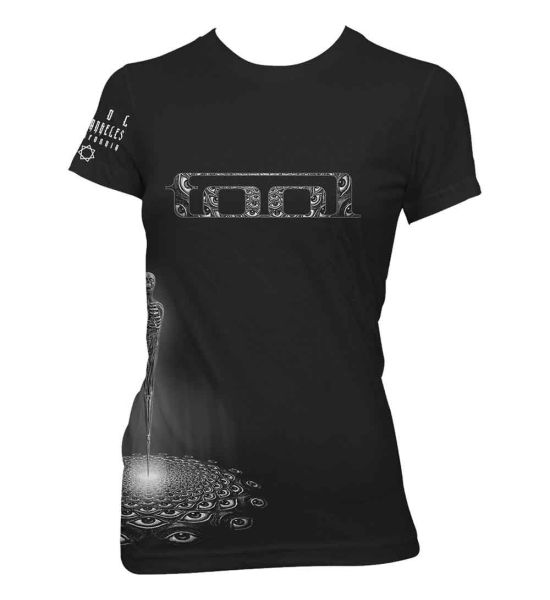 Tool: Spectre Baby Doll (Wrap Around Print, Sleeve Print) - Ladies Black T-Shirt