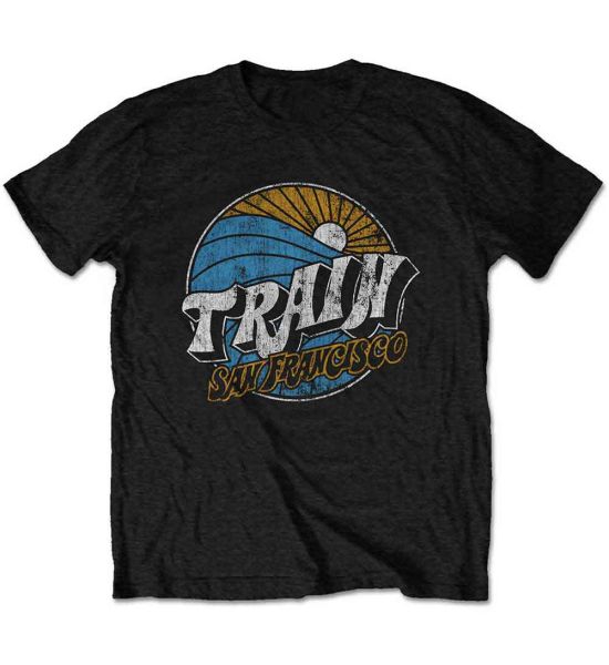 Train: Wave - Black T-Shirt