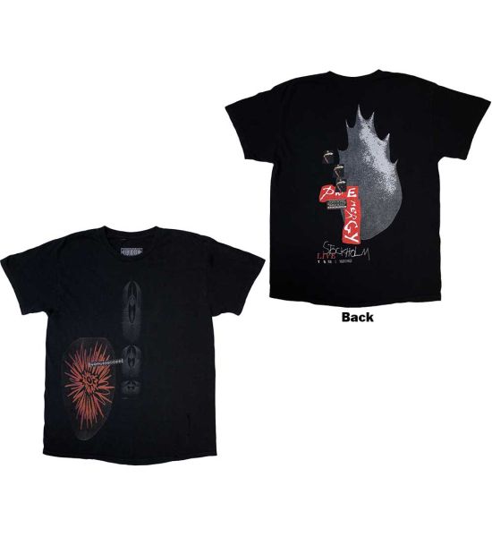 Travis Scott: Summer Run 2023 Stockholm (Back Print) - Black T-Shirt