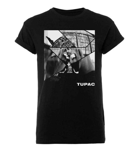 Tupac: Broken Up - Black T-Shirt