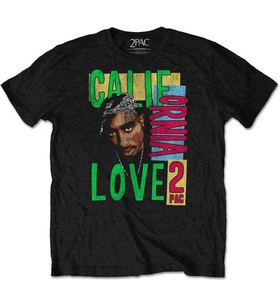 Tupac: California Love - Black T-Shirt