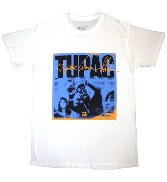 Tupac: LA Sign - White T-Shirt