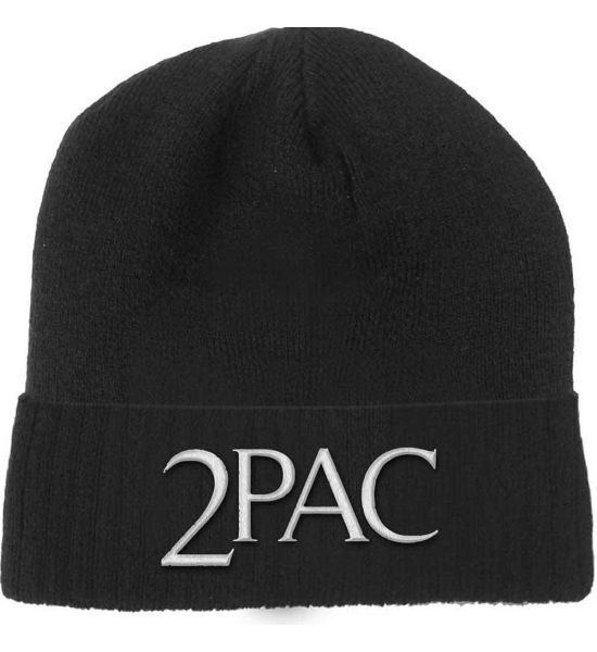 Tupac: Logo - Black Beanie Hat Preorder