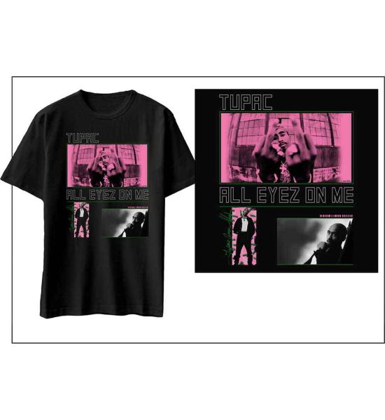 Tupac: Photo Mix - Black T-Shirt