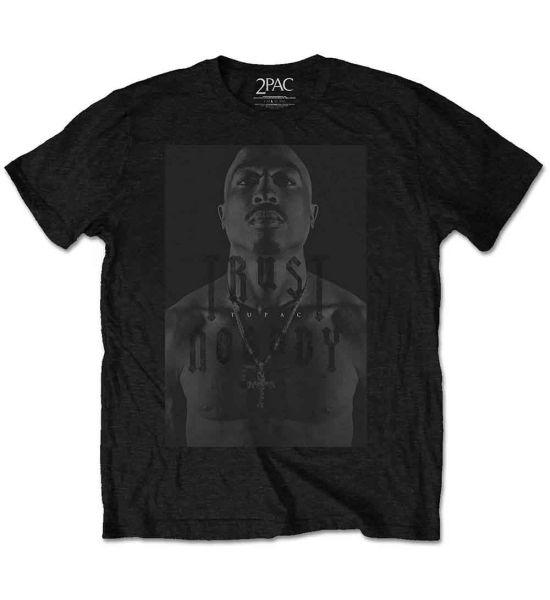 Tupac: Trust no one - Black T-Shirt