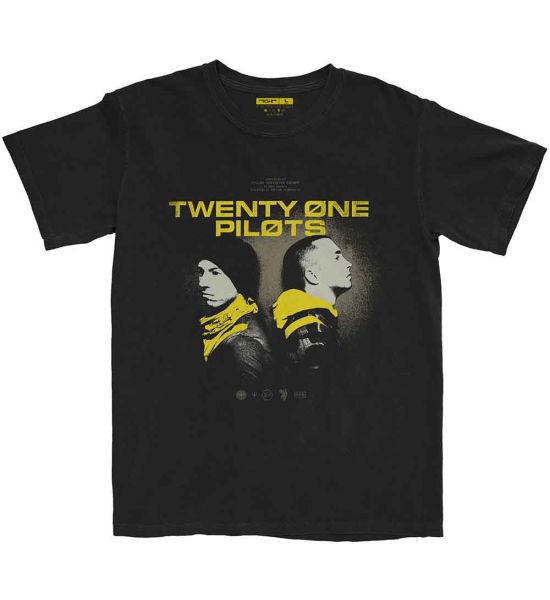 Twenty One Pilots: Back To Back - Black T-Shirt