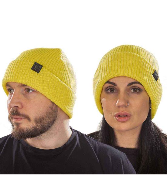 Twenty One Pilots: Double Bars - Yellow Beanie Hat Preorder