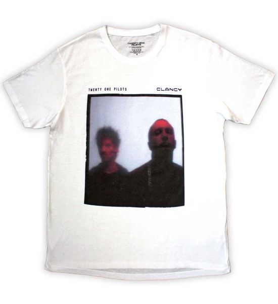 Twenty One Pilots: Red Film - White T-Shirt