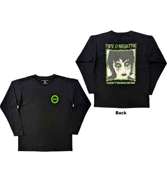 Type O Negative: I Don't Wanna Be Me - Black T-Shirt