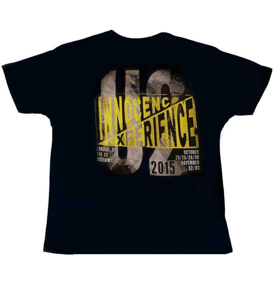 U2: I+E London Event 2015 - Navy Blue T-Shirt