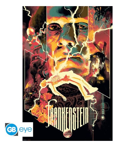 Universal Monsters: Frankenstein Poster (91.5x61cm) Preorder