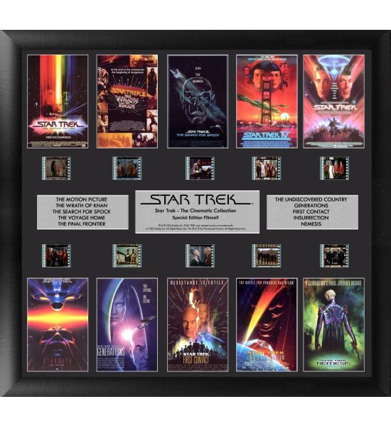 Star Trek: Through the Ages Montage Framed Film Cells Preorder