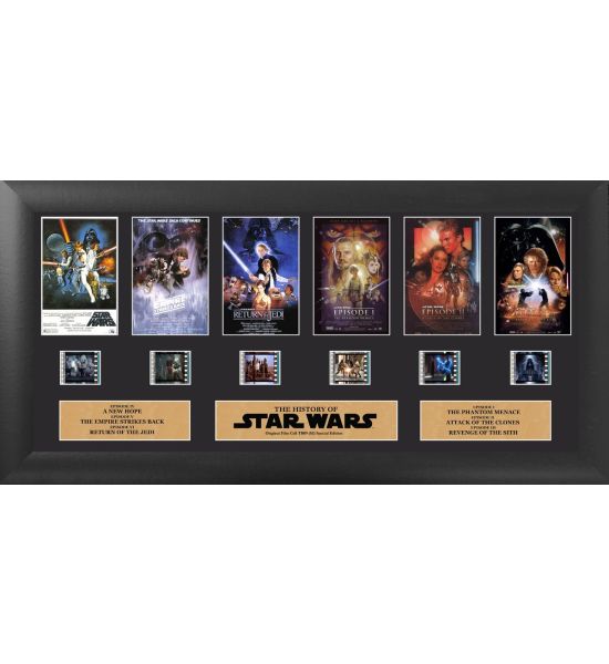 Star Wars: Episode I-VI Through The Ages Mini Framed Film Cell Preorder