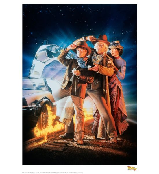 Back To The Future: Part III Film Poster Art Print Preorder