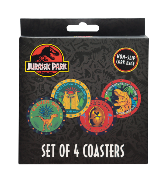 Jurassic Park: Printed Drinks Coasters Preorder