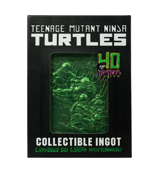 Teenage Mutant Ninja Turtles: Limited Edition 40th Anniversary Green Ingot Preorder