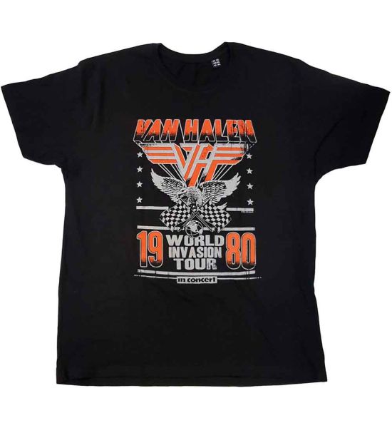 Van Halen: Invasion Tour '80 - Black T-Shirt