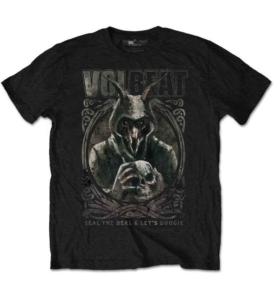 Volbeat: Goat with Skull - Black T-Shirt