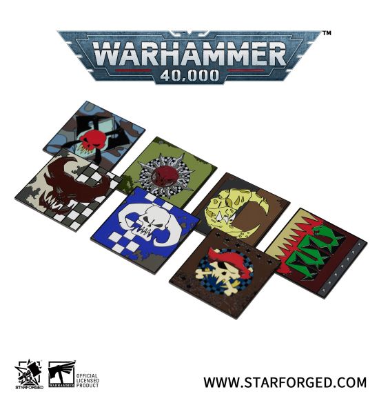 Warhammer 40,000: Ork Clan Glyphz Pin Badge Set