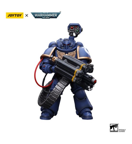 Warhammer 40,000: Ultramarines Desolation Marine with Castellan Launcher 1/18 Action Figure (12cm) Preorder