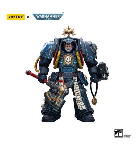 Warhammer 40k: Ultramarines Librarian in Terminator Armour 1/18 Action Figure (12cm) Preorder