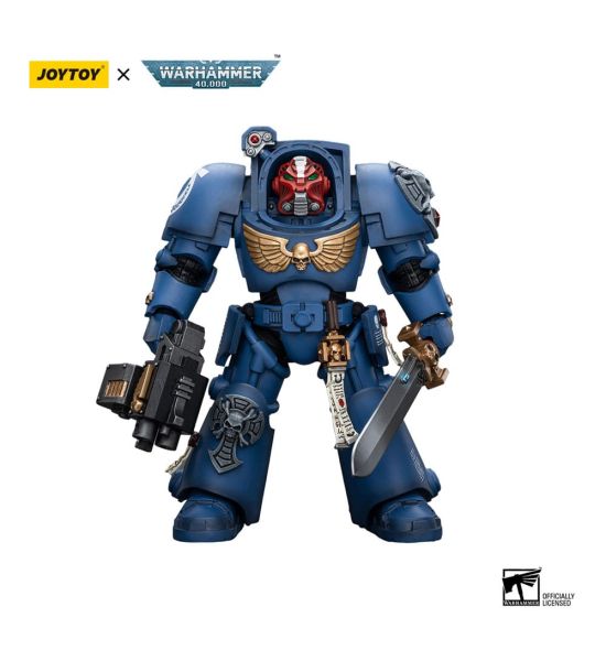 Warhammer 40k: Ultramarines Terminator Squad Sergeant Action Figure 1/18 (12cm) Preorder