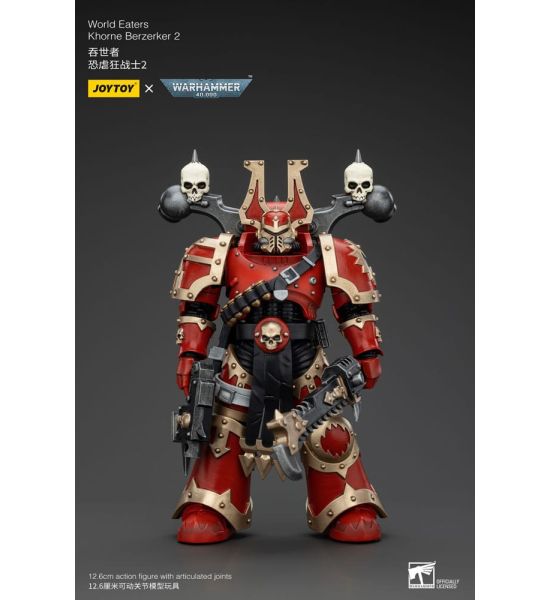 Warhammer 40k: World Eaters Khorne Berzerker 2 Action Figure 1/18 (13cm) Preorder