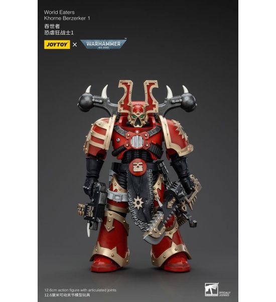 Warhammer 40k: World Eaters Khorne Berzerker Action Figure 1/18 (13cm) Preorder