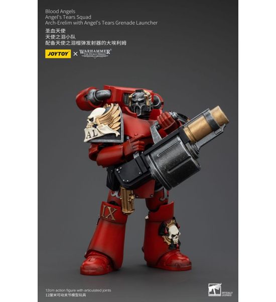 Warhammer: Blood Angels Angel's Tears Squad Arch-Erelim Action Figure with Angel's Tears Grenade Launcher 1/18 (12cm) Preorder